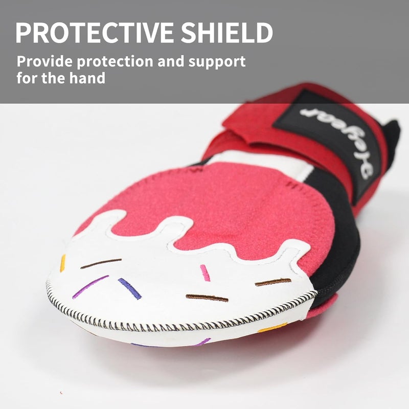 Heyear Baseball Sliding mitt, Sliding Mitt for Youth, Baseball Softball Glove for Hand Protection, Breathable and Durable, Adjustable Elastic Wrist Strap, Ambidextrous Design - Image 3